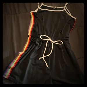 fashion nova rainbow romper